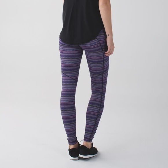 LULULEMON Speed Tight IV Space Dye Twist Ultra Violet Multi/Black 8 - Picture 9 of 11